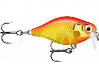 Leurre Rapala X-Light Crank Shallow Runner 3.5cm - Gold Fluorescent Red