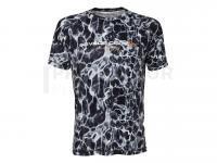 Savage Gear Night UV T-Shirt Black Waterprint - M