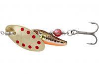 Leurre Savage Gear Sticklebait Spinner #1 4.5g - Minnow Gold Red