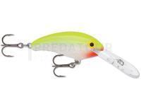 Leurre Rapala Shad Dancer 5cm - Silver Fluorescent Chartreuse