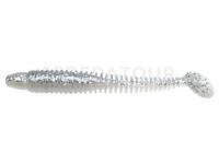 Leurre souple Lunker City Swimmin Ribster  4 - #132 Ice Shad