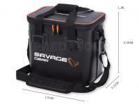 Sac isotherme Savage Gear WPMP Cooler Bag L - 24L | Dimensions: L:31CM x D: 22CM x H: 28CM