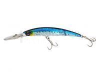 Leurre dur Yo-zuri Crystal 3D Minnow Deep Diver Jointed 13cm 25g - Sardine (F1155-GHIW)