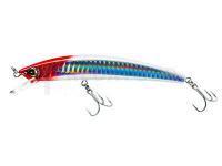 Leurre dur Yo-zuri Crystal Minnow Floating 110mm 12g | 4-3/8 inch 7/16 oz  - Red Head (R1124-HRH)