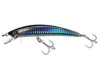 Leurre dur Yo-zuri Crystal Minnow Floating 110mm 12g | 4-3/8 inch 7/16 oz  - Silver Black (R1124-C4)