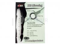 XXS Extra small Microring - diametr 1.5mm | 8kg | 5pcs - Black