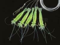 Dega Deluxe-Rig Hooksize 8 - Chartreuse