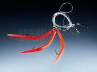 Balzer 71 Grad Nord Cod And Coalfish Rig 130cm japan red - 3 x 7/0