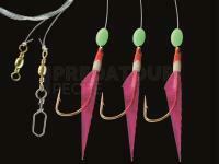 Dega Norway-Rig Real Fish Skin 3/0 - Red