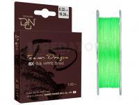 Tresse Team Dragon 8X-Silk HPPE Fluo Light Green 135m 0.18mm