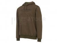 Pull Prologic Mega Fish Hoodie Army Green - L