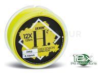 Tresse Jaxon Hegemon Supra 12X Fluo Yellow 125m 0.10mm 8kg