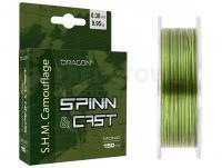 Monofilament Fil Dragon S.H.M Camouflage Spinn & Cast 150m 0.25mm