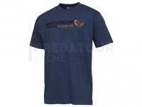 Savage Gear Signature Logo T-Shirt Blue Melange - XXL