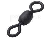 Emerillons Dam Madcat Stainless Crane Swivel #1 220lb / 100kg Black 10pcs