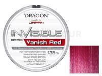Tresse Dragon Invisible Vanish Red 135m 0.10mm