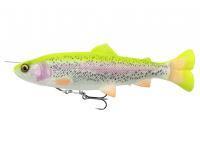 Leurre Savage Gear 4D Line Thru Pulse Tail Trout 16cm 51g Slow Sinking - Lemon Trout Fluo