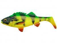 Leurre Savage Gear 4D Perch Shad Bulk 12.5cm 20g - Firetiger Fluo