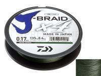 Tresse Daiwa J-Braid X4 Dark Green 270m 0.19mm