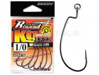 Hameçons Decoy Ringed Kg Hook Worm417 NS Black - #5/0