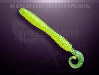 Leurre souple Crazy Fish Active Slug 100mm - 54 Acid green | squid