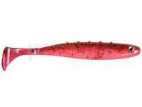 Leurre souple Dragon AGGRESSOR PRO 12.5cm - fluo red/motor oil/black glitter