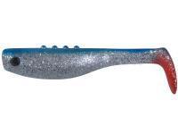 Leurre souple Dragon Bandit 6cm  CLEAR/BLUE  red tail silver glitter