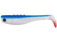 Leurre souple Dragon Bandit 6cm  WHITE/BLUE  red tail