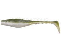 Leurre souple Dragon Belly Fish Pro 10cm - Pearl/Olive Green