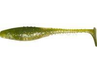 Leurre souple Dragon Belly Fish Pro 8.5cm - Clear/Olive - Gold/Silver glitter