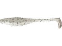 Leurre souple Dragon Belly Fish Pro 8.5cm - White /Clear - Black glitter