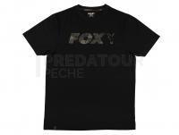 Fox Black Camo Chest Print T-Shirt - M