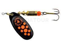 Cuiller Tournante Mepps Black Fury Black / Red dots - #4 | 8.00g