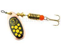 Cuiller Tournante Mepps Black Fury Copper / Yellow Dots - #3 | 6.50g