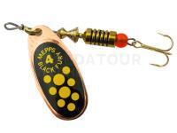 Cuiller Tournante Mepps Black Fury Copper / Yellow Dots - #4 | 8.00g