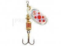 Cuiller Tournante Jenzi Phantom-F Classic Nature 10g - Red Dots