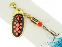 Cuiller Tournante Mepps Black Fury Gold / Red Dots - #4 | 8.00g