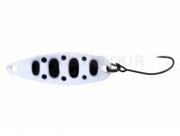 Cuiller ondulante Illex Native Spoon 35mm 2.5g - White & Black Yamame