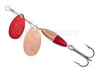 Leurre cuillère Balzer Colonel Metallica with 2 Spinner Blades 14g - Copper / Red