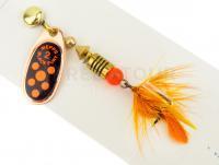 Cuiller Tournante Mepps Black Fury Mouche #2 - Copper/Red Dots