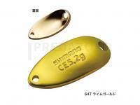 Leurre et cuiller Shimano Cardiff Roll Swimmer CE 4.5g - 64T Lime Gold