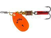 Leurre X-Fish Stark #1 2.5g - Nikel UV orange