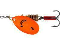 Leurre X-Fish Stark #2 4g - Nikel UV orange