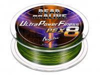 Tresse Varivas Nogales Dead or Alive Ultra Power Finesse PE X8 DarkGreen+Motion Green 150ｍ #1.0 20lb