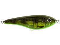 Leurre Strike Pro Buster Jerk Shallow Runner 15cm SB004 - Olive Spotted Bullhead