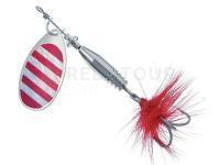 Cuiller Tournante Balzer Colonel Classic Standard 7g - Red stripe