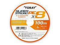 Tresse Toray Super Strong PE x8 100m Connected #1.0 17lb