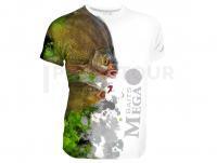 Dragon Breathable T-shirt Megabaits - bream/tench white - XXL