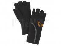 Gants Savage Gear Wind Pro Half Finger Glove Black - L