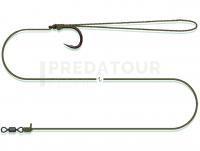 Dam Madcat Coated Pellet Rig 55CM 0.75MM/1.20MM #1/0 SINKING 61KG / 135LB